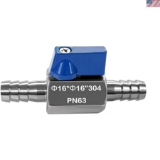 Heavy-Duty Mini Ball Valve for 5/8" Hose Barb - Secure Flow Management