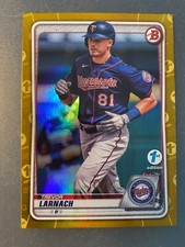 2020 Bowman Draft 1st Edition Gold Foil Trevor Larnach Twins SN:44/50 BD-102