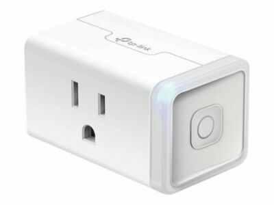 TP-Link Kasa Smart Wi-Fi Mini Plug With Energy Monitoring- White    