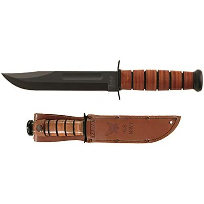 Ka-Bar Fighting Knife USN Straight Edge 1225