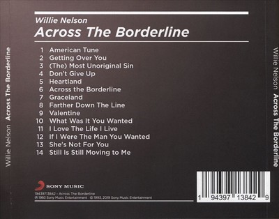 WILLIE NELSON - ACROSS THE BORDERLINE NEW CD