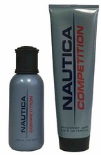 Nautica Competition After Shave 2.4 fl oz  Nautica Shower Gel 4.2 oz set New