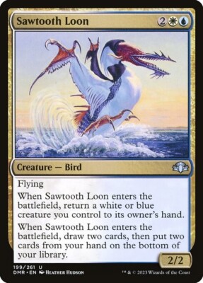 [MTG] Sawtooth Loon (199) (DMR) NM