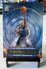 2019-20 Donruss Optic T-Minus 3, 2, 1, Insert #5 Kawhi Leonard Clippers NRMT