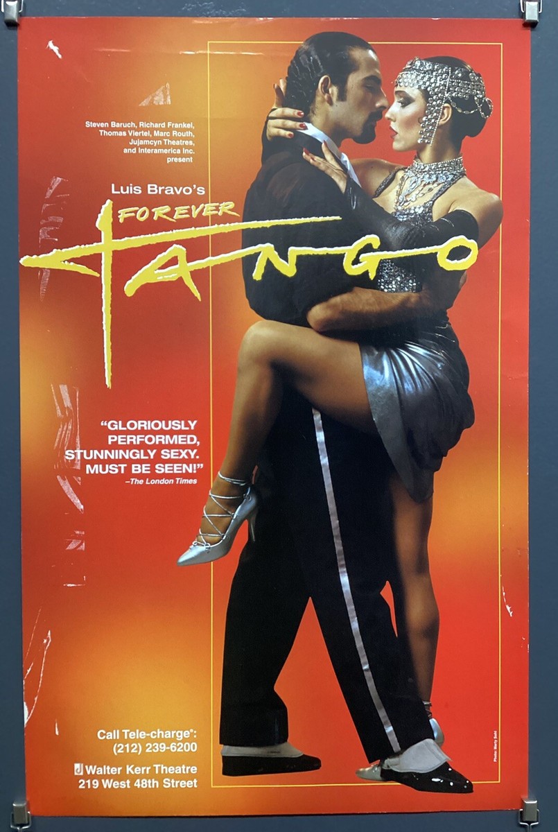 FOREVER TANGO VINTAGE ORIGINAL WINDOW CARD POSTER 1995 | eBay