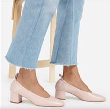 Everlane Women's Pale Rose The Italian Leather Day Heel Sz 5