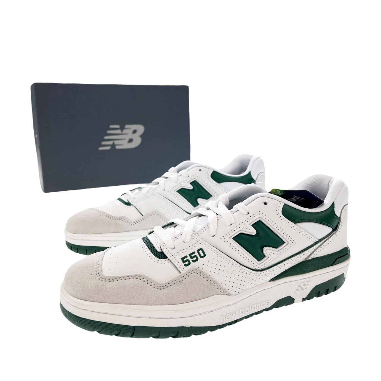 New Balance 550 bianco verde