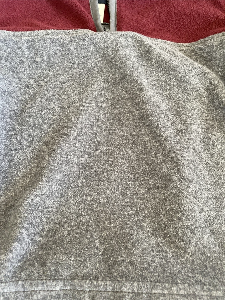 Chaqueta polar osh kosh b'gosh talla 4 borgoña y gris 1/4 cremallera Foto 4 de 4