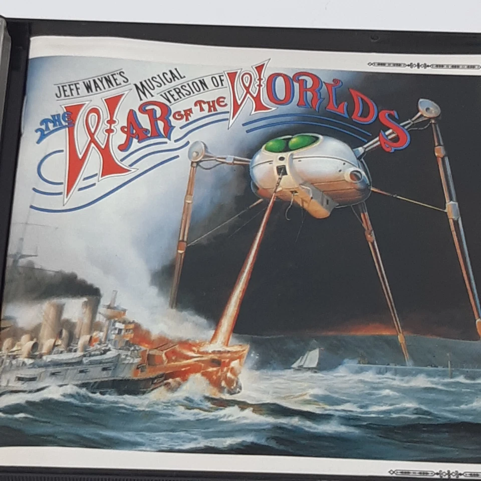 Jeff Wayne's Musical Version Of The War Of The Worlds CD 2 Disc Set Audio 1995 - image 4 of 4