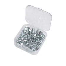 Hard Case Wading Boot Studs 30 Pack - Heavy-Duty Screw-In Traction Spikes