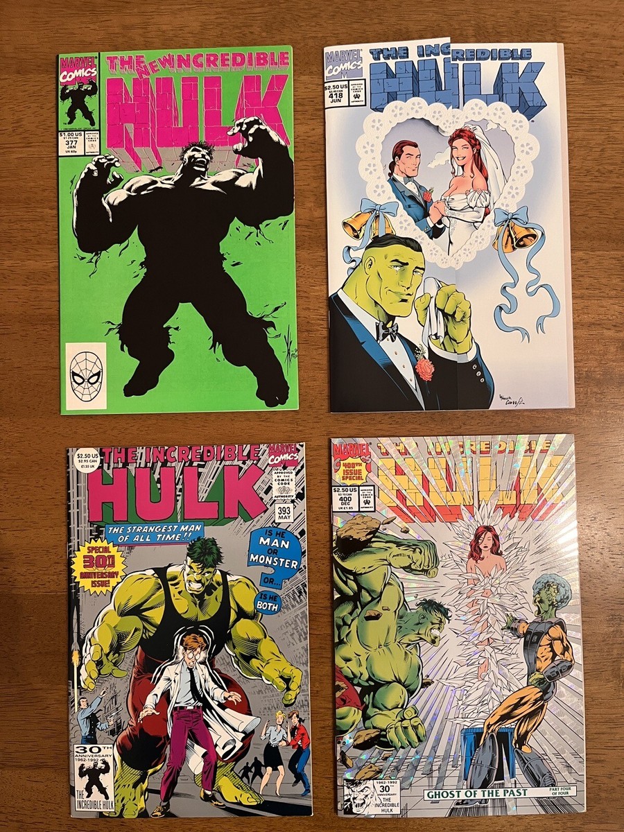 The Incredible Hulk #377 #418 #400 #393 Set | eBay