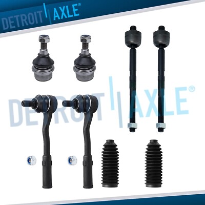 8pc Front Tie Rod Lower Ball Joint boots for Mercedes Benz CL500 CL600 S430 S600