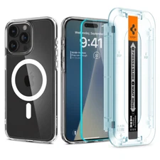 For Apple iPhone 15 Pro Max Case / 15 Pro | Spigen [Ultra Hybrid] (MagFit) Pack