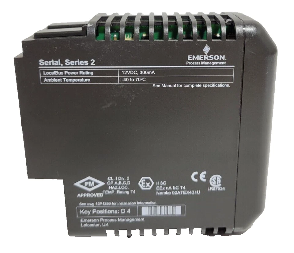 EMERSON KJ3241X1-BA1 SERIAL, INTERFACE SERIES 2 DELTAV P/N: 12P2506X072 MODULE U - Image 2 of 4