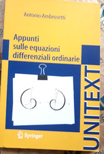 APPUNTI SULLE EQUAZIONI DIFFERENZIALI ORDINARIE - ANTONIO AMBROSETTI - SPRINGER
