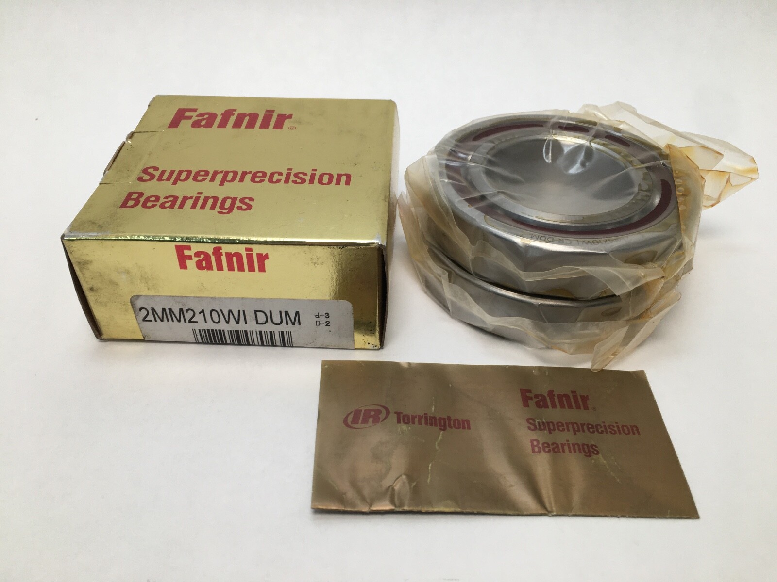 Fafnir 2MM210WI-DUM 50x90x20mm Angular Bearing 2 Pcs USA Made