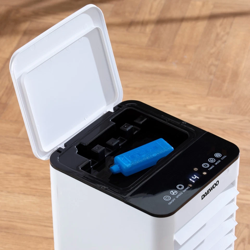 Daewoo 6.5L Portable Air Cooler Evaporative Fan With Remote Control LED Display - Image 4 of 4