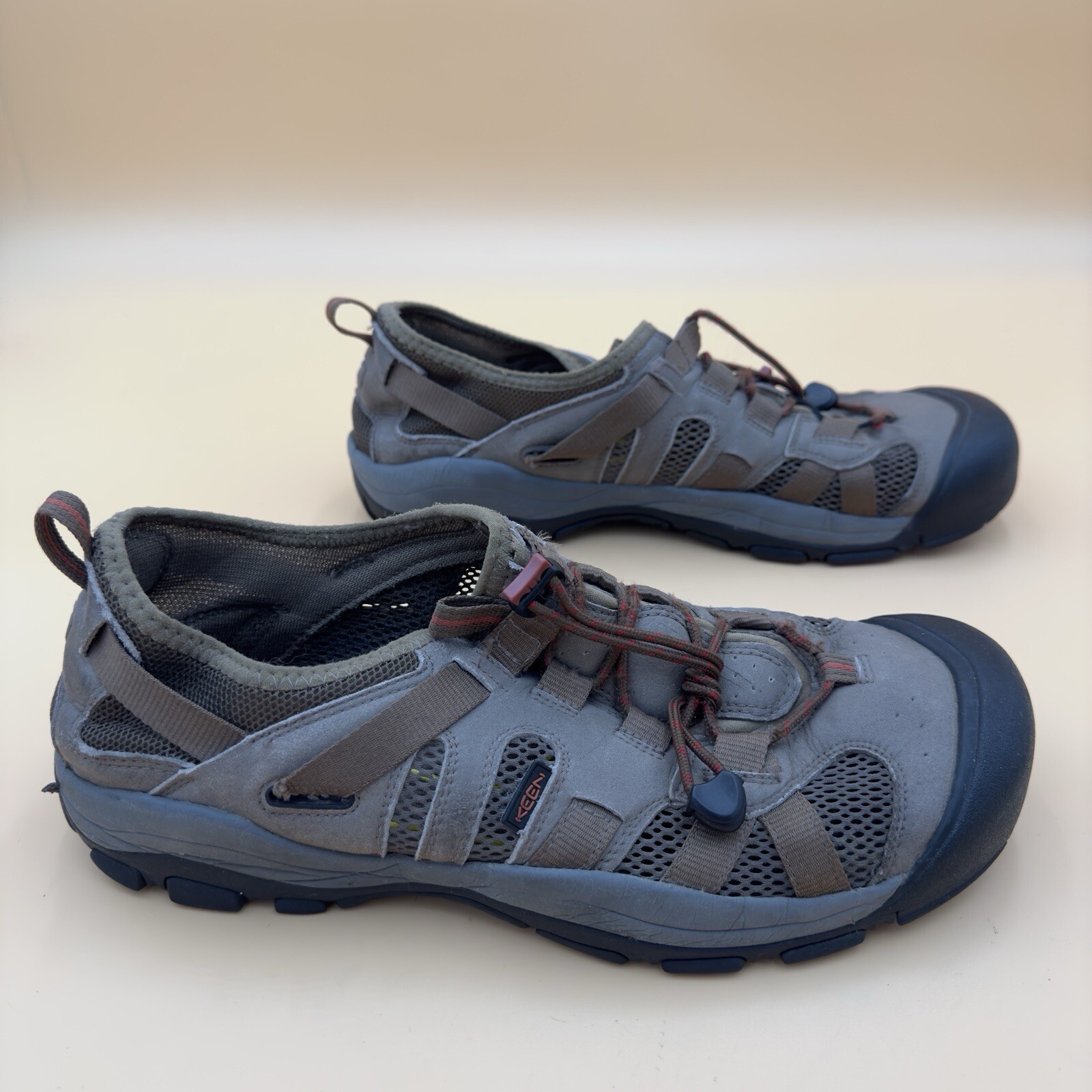 Scarpe comode da trekking KEEN tomaia in pelle GDC 1112 donna taglia 13 corsa da passeggio