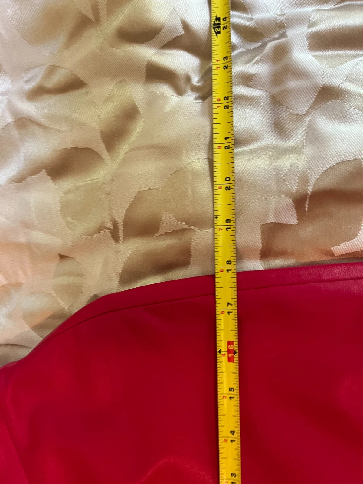 Pantaloni vintage Versus Versace rosa rosso morbido in pelle taglia 40