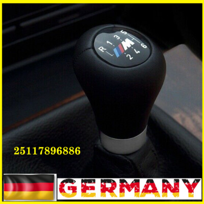 M Sport Leder Schaltknauf Schalthebel 6 Gang Für BMW E81 E82 E90 E87 E88 E91 E92