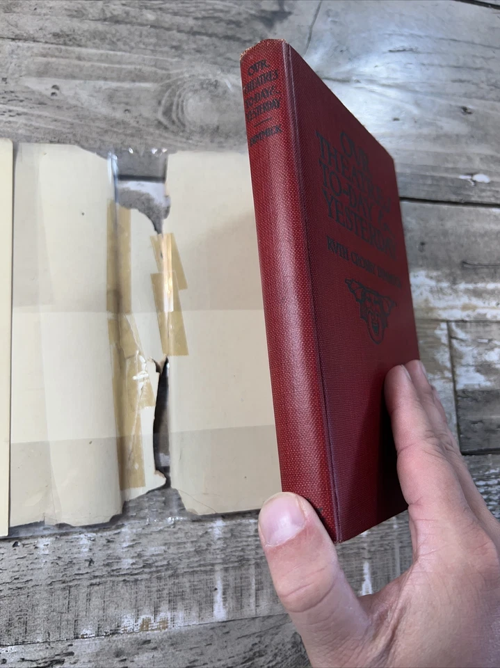 1913 Antique Theater History Book "Our Theatres To-Day & Yesterday" Illustrated Foto 3 de 4