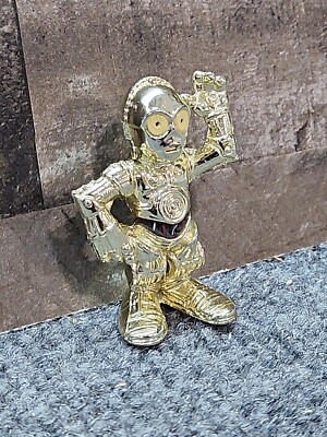 Hasbro LFL Star Wars C-3PO Galactic Heroes Gold Figure 2004 2