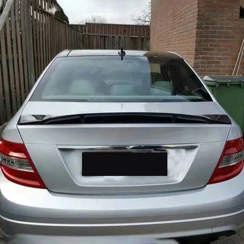 TRUNK SPOILER WING FOR 2008-2014 MERCEDES BENZ W204 C250 C300 GLOSSY BLACK 1PC - Picture 13 of 13