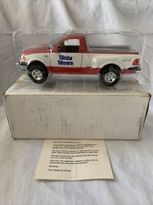 1997 Maisto Ford F150 Dinty Moore Pick Up Truck, Red White, 1:26