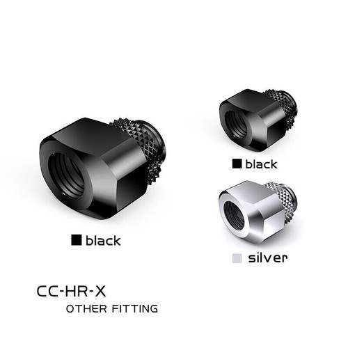 Bykski CC-HR-X G1/4'' 360 Degree Rotary 6mm Eccentric Fitting Offset Adapter - Afbeelding 2 van 12