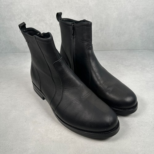 Dainese Germain Boots Mens 12.5 Black Motorcycle Moto Riding Leather Gortex Nero
