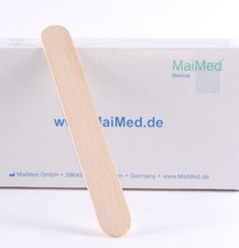 2x 100 Maimed Holz-Mundspatel 150x18 mm splitterfrei Birkenholz  PZN 00352006