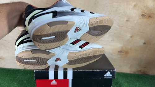 Adidas Predator Absolado (Absolute) IN 2006 Jahren Weiß Stiefel Stollen Herre... - Video 1 von 1