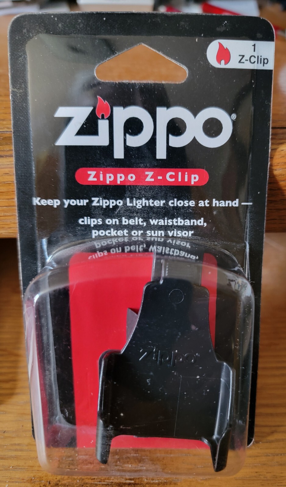 Zippo 121506 Z Clip new in package Holds full size zippo sec
