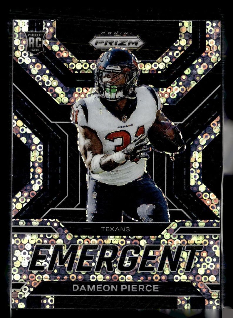 2022 PRIZM NO HUDDLE EMERGENT ROOKIE DAMEON PIERCE TEXANS