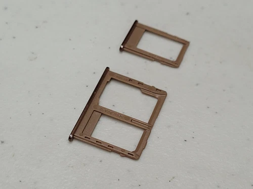 SIM/SD Card Tray - Holder For Samsung Galaxy J6+ Plus SM-J610G - Dual SIM Gold