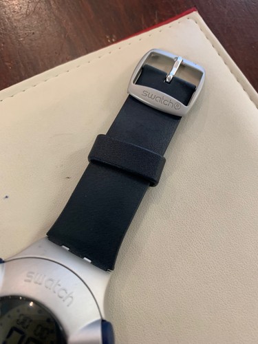 Swatch watch Beat Aluminum Digital New Battery Good Condition Works Rare - 第 7/8 張圖片