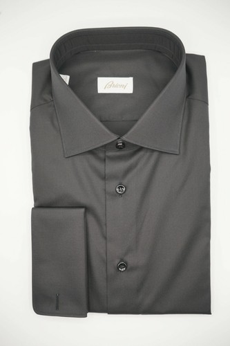 NEW BRIONI Dress SHIRT 100% Cotton Size 