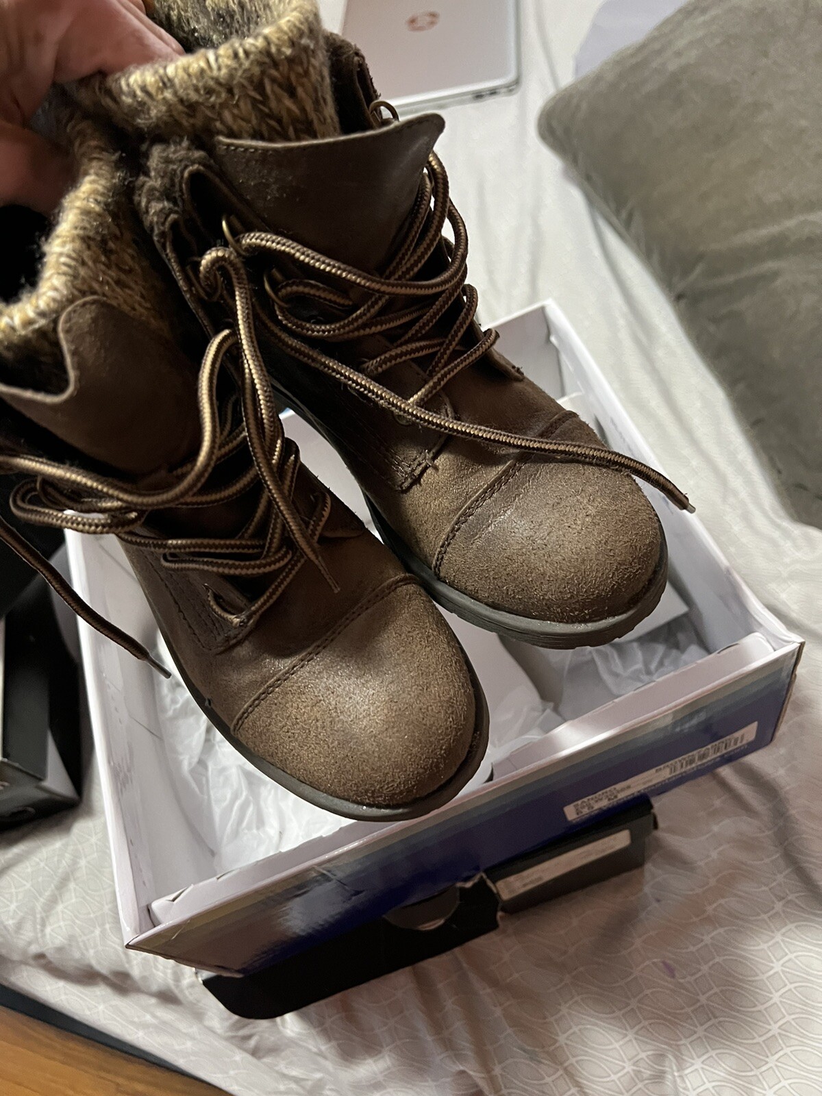 white mountain Brown Sandro boots Size 