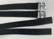  Pony Pad Leathers In Black Webbing