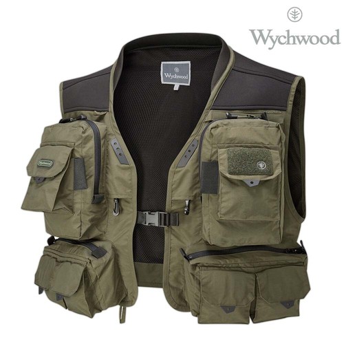 Wychwood Fly Fishing Vest All Weather Multi Pocket Vest eBay