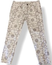 Free People Stretchy Print Jeans/ Size 30