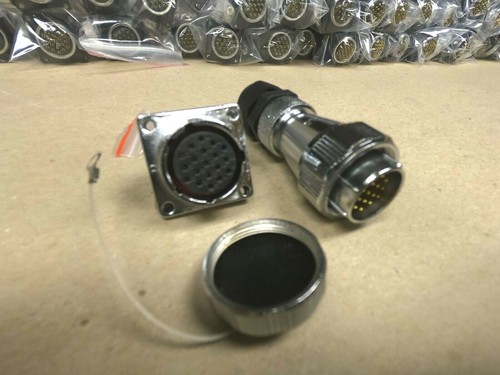 OPULO 19 Pin Circular Connector Mated Pair Bulkhead Socket & Pigtail Plug - 第 1/11 張圖片