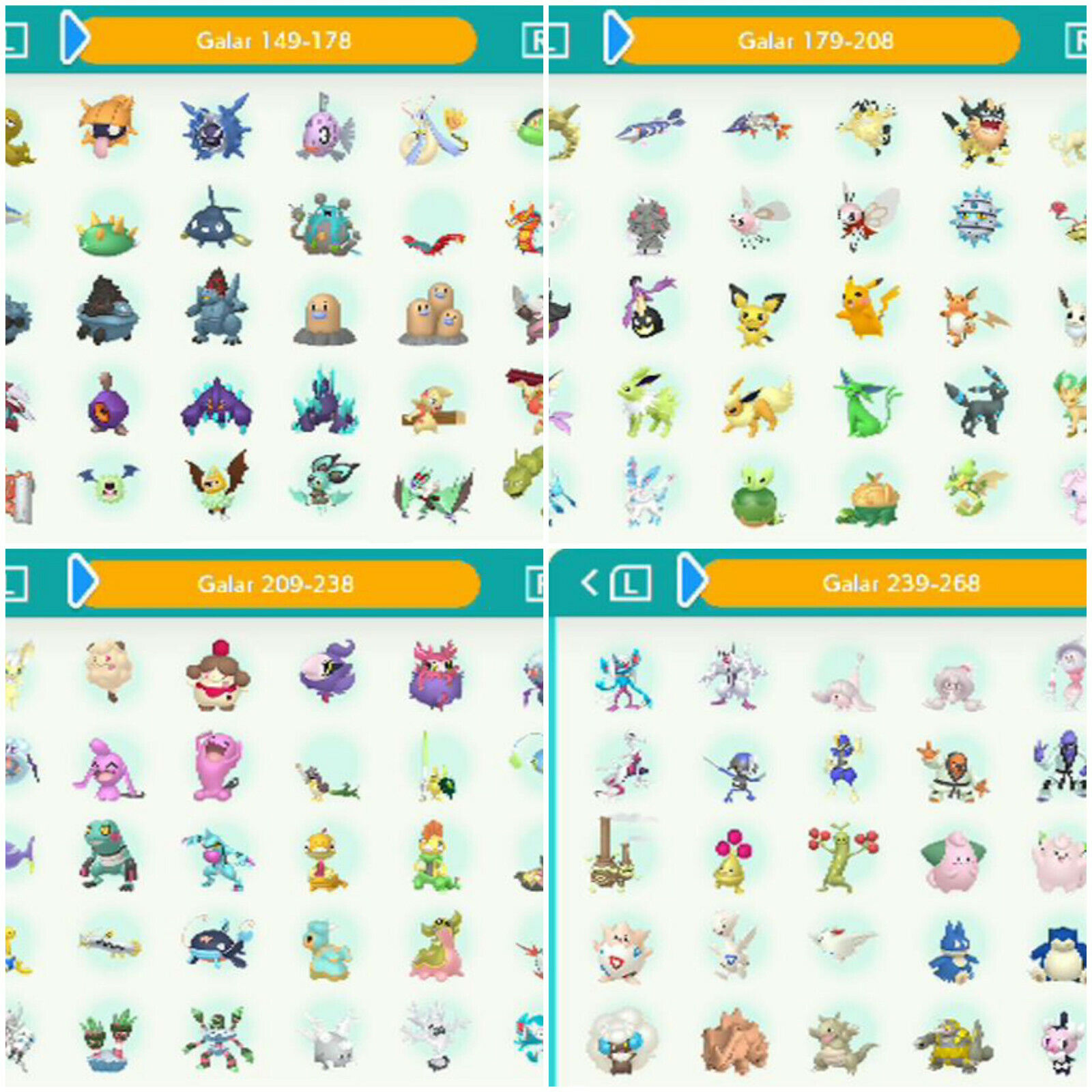 Pokemon Sword & Shield / COMPLETE Galar Gen 1-8 Dex / Shiny -  Finland