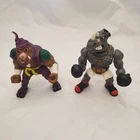 VTG 1992 Smash'Em Bash Em TMNT Power Punchin' Rocksteady & Ninja Knockin' Bebop