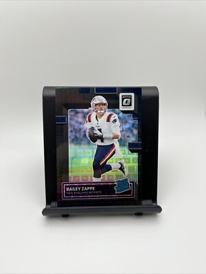 2022 Panini Donruss Optic Rated Rookie Bailey Zappe Black Pandora /25