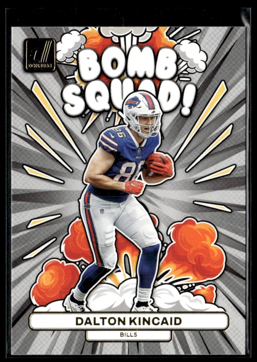 2023 Donruss Bomb Squad! Dalton Kincaid Rookie Buffalo Bills #BS-27