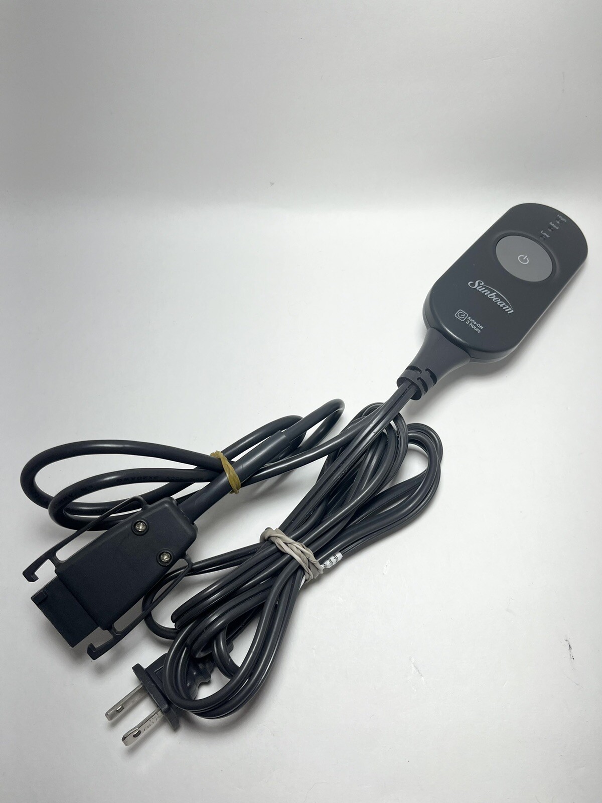 Sunbeam Style AA85 3-Prong Electric Heated Throw Blanket Controller Power Cord