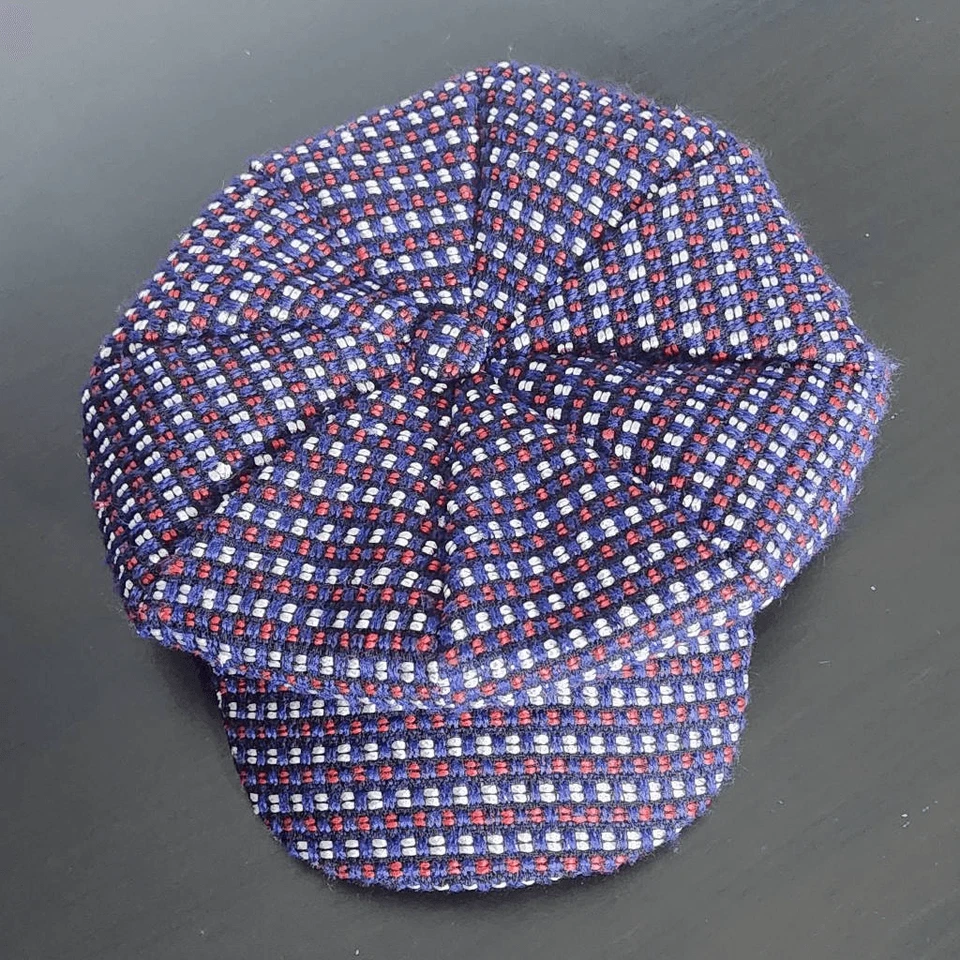 Magid Hats Red, White, and Blue Embroidered Newsboy Hat NWOT One Size - Image 2 of 4