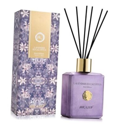 Reed Diffuser Set,10.15 oz(300ml) Fragrance Diffuser, Lavender Eucalyptus