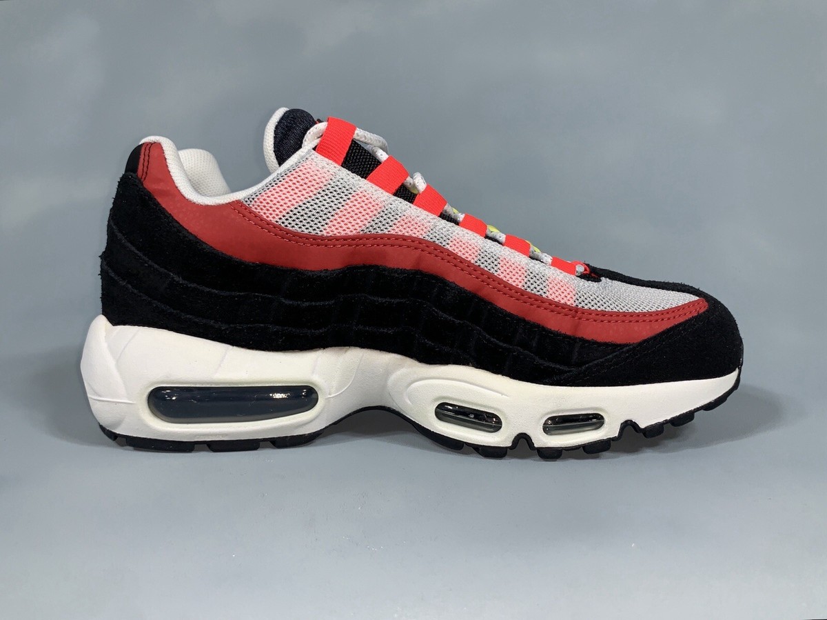 Nike Air Max 95 Essential Black Red White AT9865-101 Men's 6
